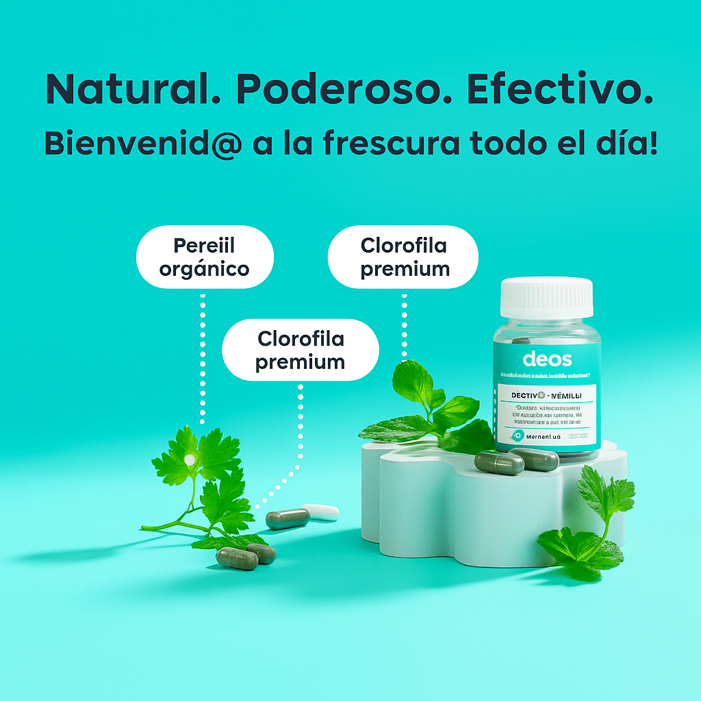 DEOS® - Desodorante corporal cápsulas - ORIGINAL - Lumifem